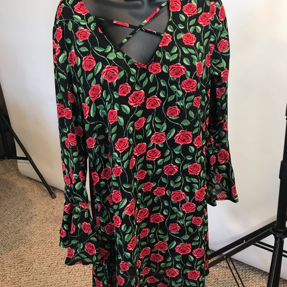 Rose tunic dress
